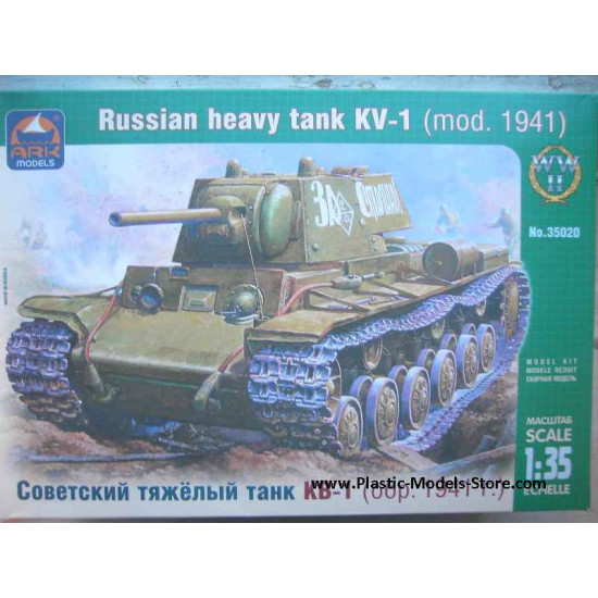 KV-1 (mod. 1941) Russian heavy tank WWII 1/35 Ark Models 35020