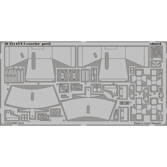 Photoetched set 1/35 LVT-4 exterior, for AFV kit 1/35 EDUARD EDU-36234