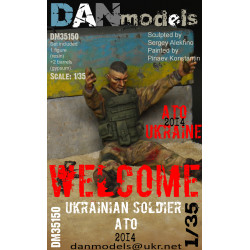 Ukrainian soldier 2014. Ukraine ATO set 1 (resin) 1/35 DAN models 35150