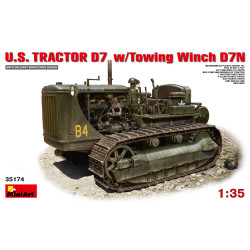 U.S. TRACTOR D7 w/Towing Winch D7N 1/35 Miniart 35174