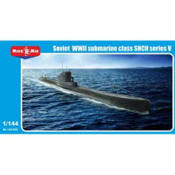  Soviet WWII submarine class SHCH series V 1/144  Micro-Mir 144-005 
