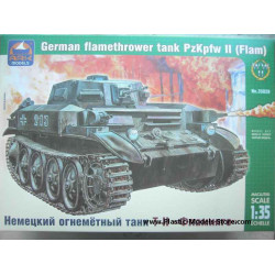 Pz.Kpfw T-II German flame-thrower tank Flamm Flamingo WWII 1/35 Ark Models 35029