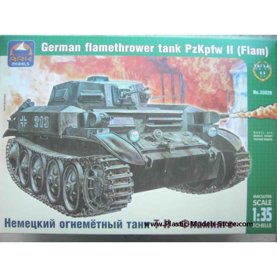 Ark Models 35029 German WWII Flamethrower Tank PZ Kpfw II flamm 1 35 for sale online 