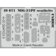 Photoetched set 1/48 MiG-21PF seatbelts FABRIC, for Eduard kit 1/48 EDUARD 49071