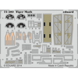 Photoetched set 1/72 Tiger Moth, for Airfix kit 1/72 EDUARD 73502