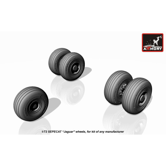 SEPECAT Jaguar wheels 1/72 ARMORY AW72502