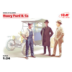 Henry Ford Co, 3 figures 1/24 ICM 24003