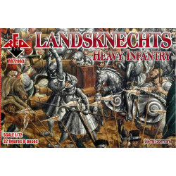 Landsknechts (Heavy infantry), 16th century 1/72 RED BOX 72063