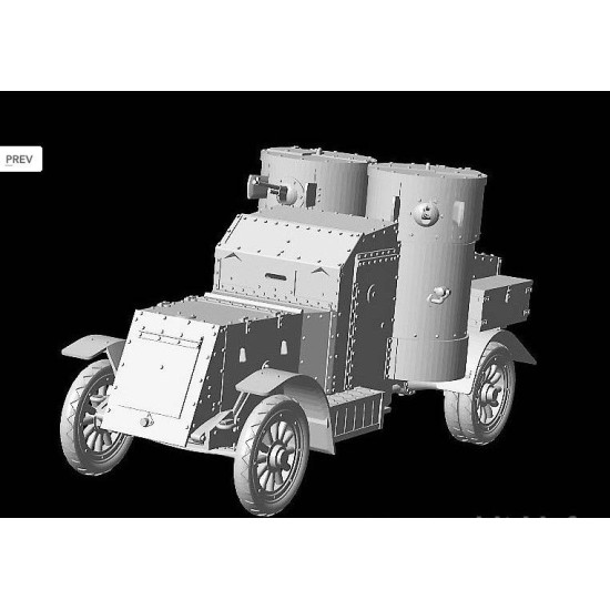 British Armoured Car, Austin, MK IV, WW I Era7 1/72 MASTER BOX 72008