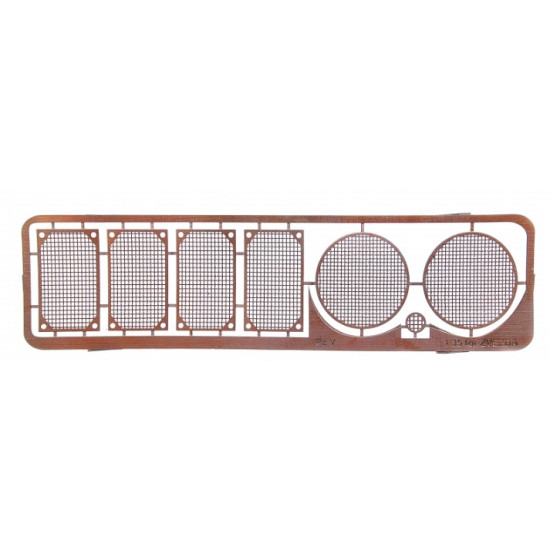 Photoetched set grilles T-V D Panther, for Zvezda kit Mars-PE35025