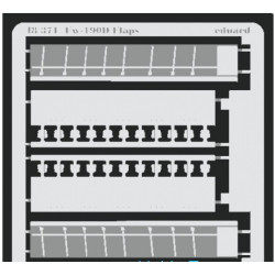 Photoetched set 1/48 Fw-190D flaps, for Dragon/Italeri kit EDUARD 48371