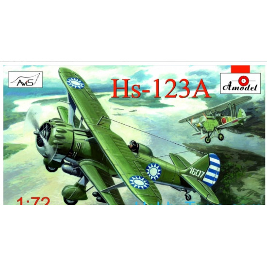 Henschel Hs-123A Chinese dive bomber AMODEL AMO72323