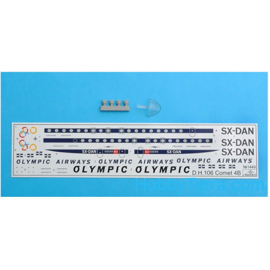D.H. 106 Comet-4B 'Olympic airways' aircraft 1/144 Amodel AMO1449