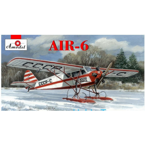 AIR-6 Soviet monoplane on skis 1/72 AMODEL AMO72309
