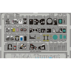 Photoetched set 1/48 F-14A Tomcat 1/48 EDUARD EDU-FE229