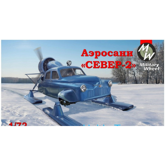 Soviet aerosan Sever-2 North-2 1/72 Military Wheels 7262