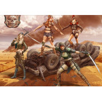 FIGURES DESERT BATTLE SERIES , SKULL CLAN - DEATH ANGELS 1/35 MASTER BOX 35122