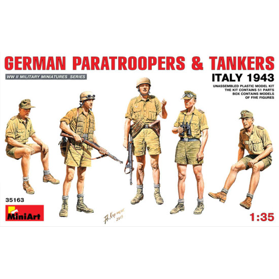 German paratroopers 1/35 Miniart 35163