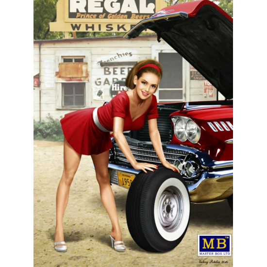 Us Stock Pin-up Series A Short Stop 3 Plastic Model Kit 1/24 Master Box 24017 Us Stock Pin-up Series A Short Stop 3 Plastic Model Kit 1/24 Master Box 24017