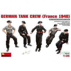 GERMAN TANK CREW, FRANCE 1940 1/35 Scale Miniart 35191