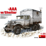 Us Stock Gaz-aaa With Shelter 1/35 Miniart 35183
