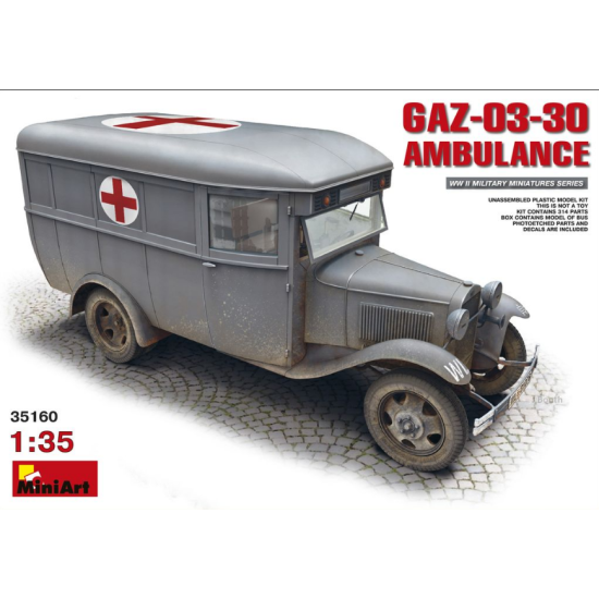 GAZ-03-30 AMBULANCE 1/35 MINIART 35160