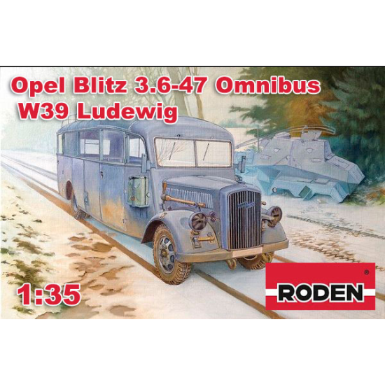 OPEL BLITZ 3.6 - 47 OMNIBUS W39 LUDEWIG (ESSEN) 1/35 RODEN 807