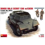 Daimler DINGO Mk.II SCOUT CAR w/CREW Pz.Kmpf. Mk.I 202(e) 1/35 Miniart 35074