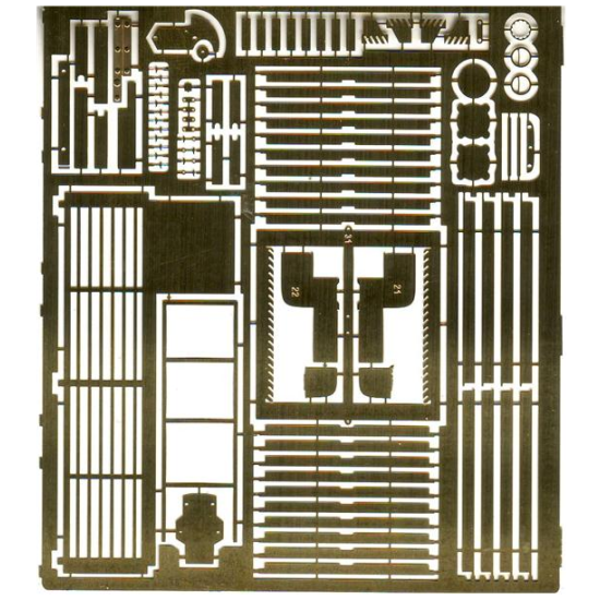 T-28 EXTERNAL PARTS (FOR OLD ICM/ALANGER KIT), PE SET 1/35 ACE PE3514