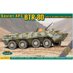 BTR-80 SOVIET ARMORED PERSONNEL CARRIER, EARLY PROD. 1/72 ACE 72171