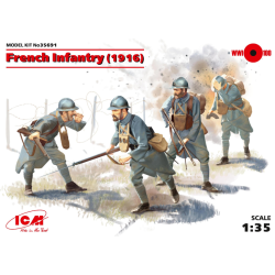 FRENCH INFANTRY 1916 1/35 ICM 35691