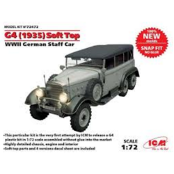 GERMAN CAR G4 WITH AWNING (PRODUCTION 1935) 1/72 ICM 72472