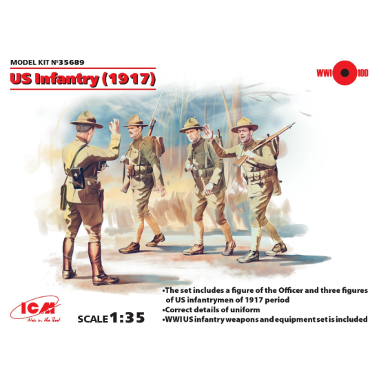 US INFANTRY (1917) 1/35 ICM 35689