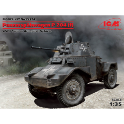 GERMAN ARMORED PANZERSPAHWAGEN P204 (F), II WW 1/35 ICM 35374