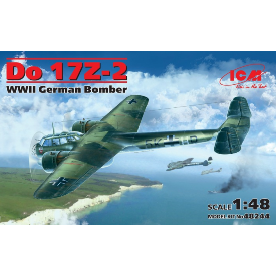 GERMAN BOMBER DO 17 Z-2 1/48 ICM 48244