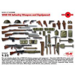 WEAPONS AND EQUIPMENT OF I WW US CORPS 1/35 ICM 35688