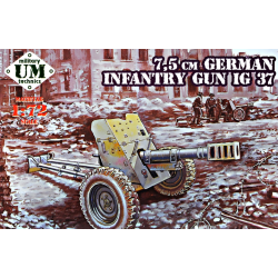 75MM GERMAN INFANTRY GUN IG 37 1/72 UMMT 664