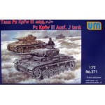 PZ.KPFW III AUSF. J GERMAN TANK 1/72 UM 271