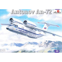 ANTONOV AN-72 SOVIET TRANSPORT AIRCRAFT 1/144 AMODEL 1410