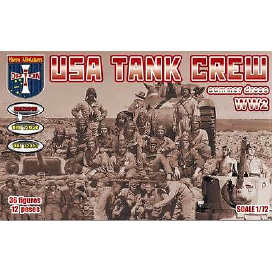 WWII U.S. TANK CREW, SUMMER DRESS 1/72 ORION 72049
