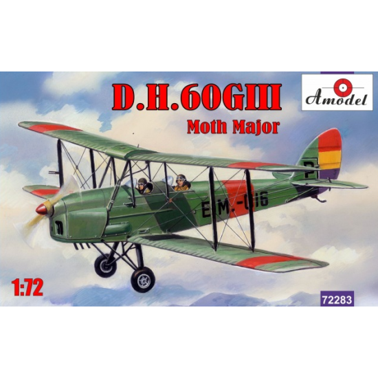 DE HAVILLAND DH.60GIII MOTH MAJOR 1/72 AMODEL 72283