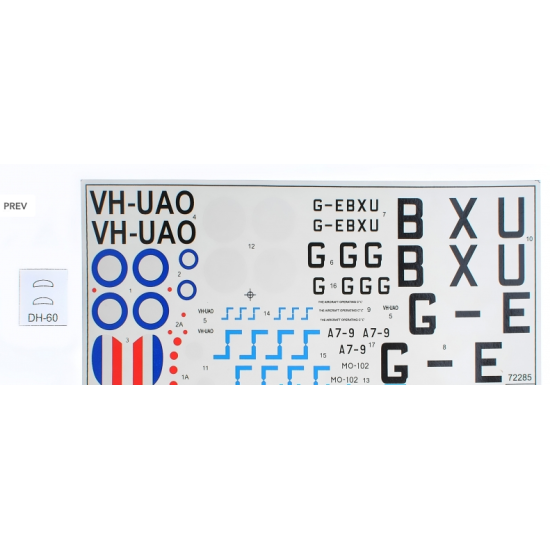 DE HAVILLAND DH.60X 1/72 AMODEL 72285