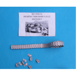 ASSEMBLED METAL TRACKS FOR MATILDA II BRITISH INFANTRY TANK 1/35 SECTOR35 3556-SL