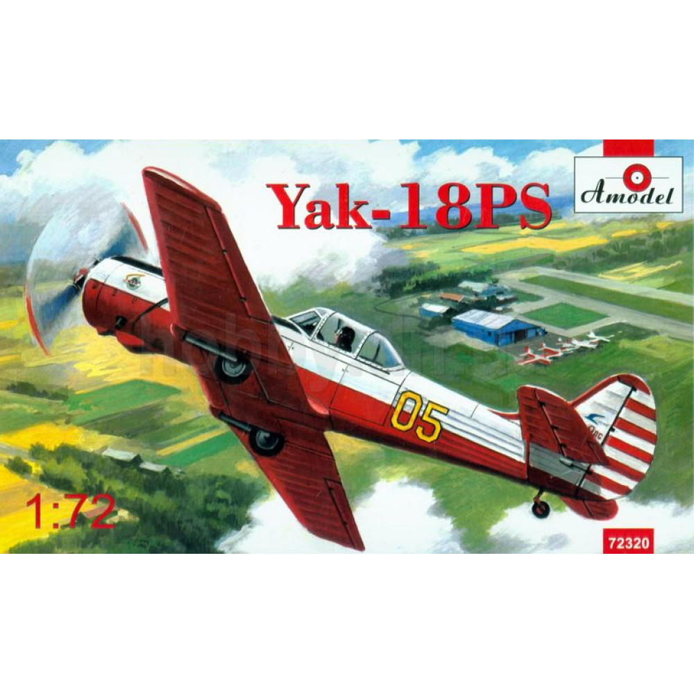 YAKOVLEV YAK-18PS AEROBATIC AIRCRAFT 1/72 AMODEL 72320 Model Kit ...