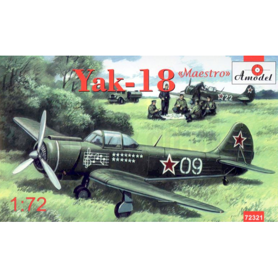 YAKOVLEV YAK-18 MAESTRO TRAINING AIRCRAFT 1/72 AMODEL 72321