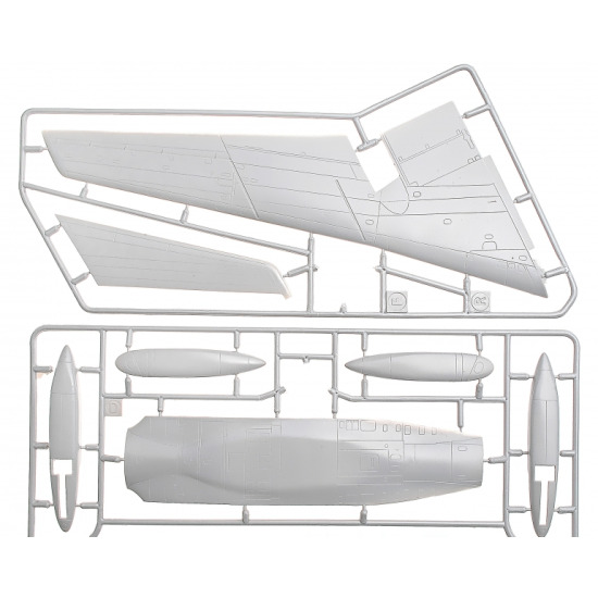 TUPOLEV TU-134A, LATE LOT/AEROFLOT AIRLINER 1/72 AMODEL 72249