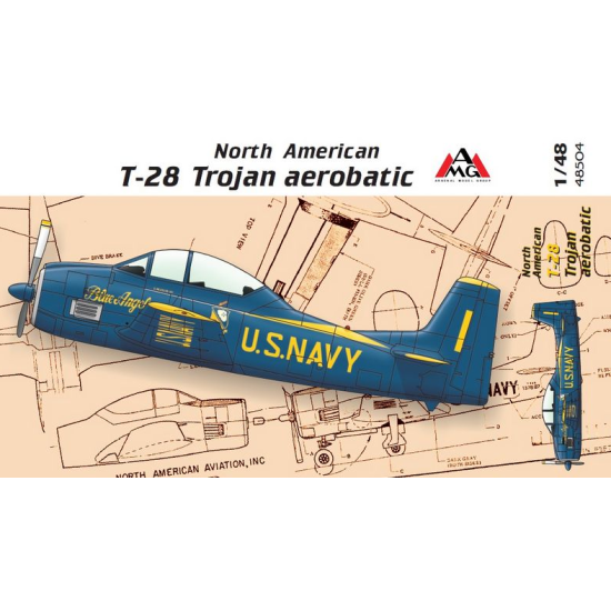 North American T-28 Trojan “Blue Angels” – amg models