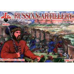 1/72 RUSSIAN ARTILLERY, 17TH CENTURY 1/72 RED BOX 72072