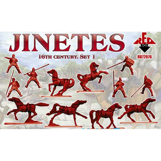 JINETES, 16TH CENTURY. SET 1 1/72 RED BOX 72076