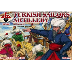 TURKISH SAILORS ARTILLERY, 16-17TH CENTURY 1/72 RED BOX 72080